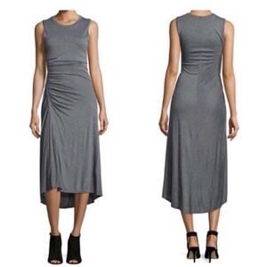 A.L.C. Nicole Ruched Sleeveless Dress - Heathered Grey